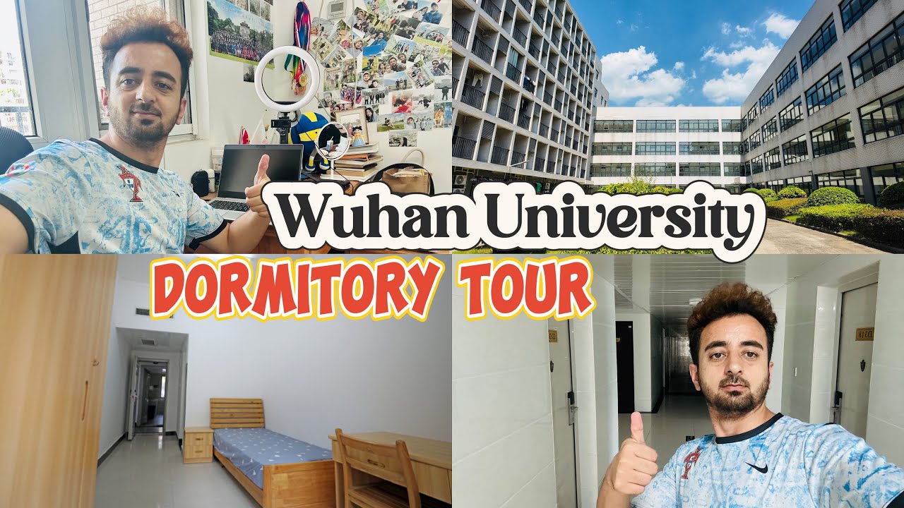 Dormitory tour of Wuhan University || I wanna show you my room || Hussain Sajid