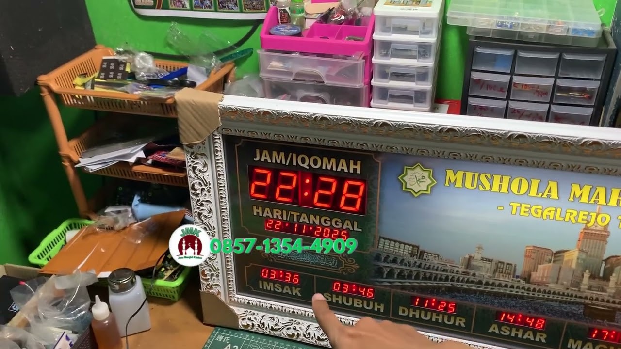 Jam Digital Masjid Cod Seluruh Indonesia 