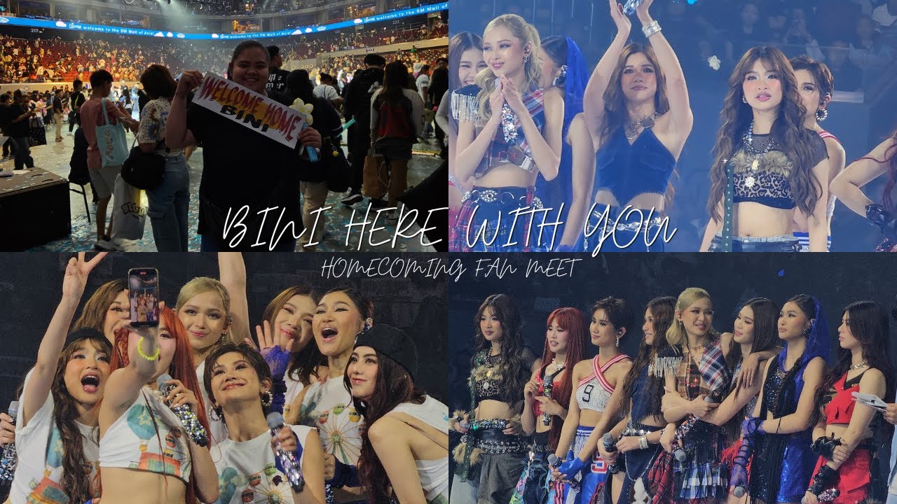 [VLOG] BINI Here With You Homecoming Fan Meet 😍♾️🌸