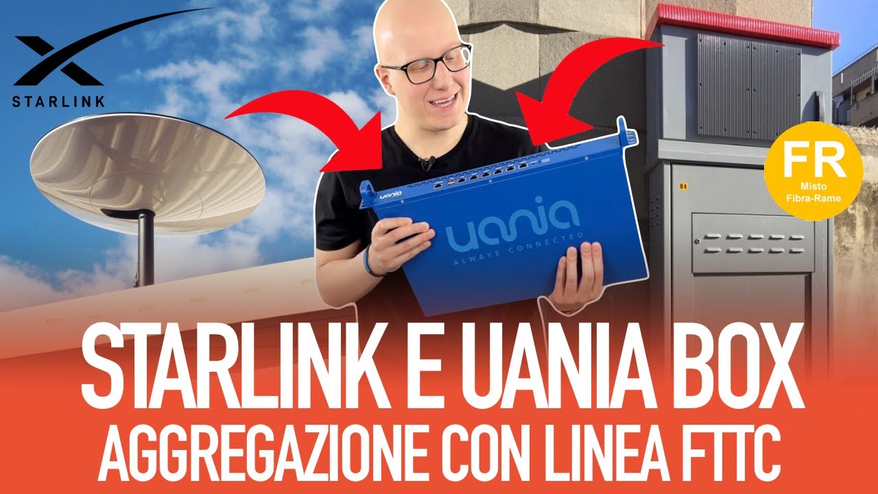 Aggregare Starlink e FTTC con Uania Box: stabilit&agrave; massima senza pi&ugrave; disconnessioni!