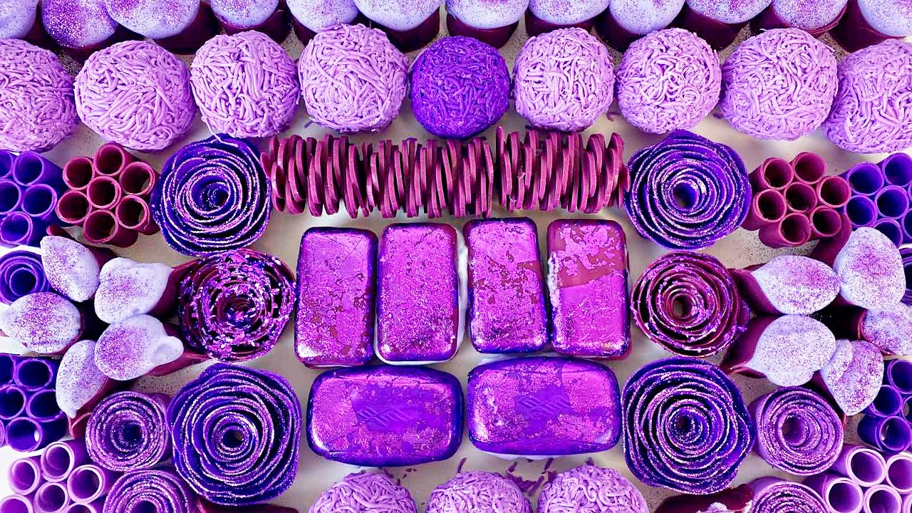 ⭐ASMR ⭐ Soap boxes with foam / Crushing soap balls, roses / More satisfying video.