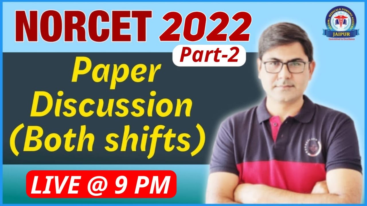 Paper Analysis of NORCET 2022 Part-2 By Mr. Pankaj Sir