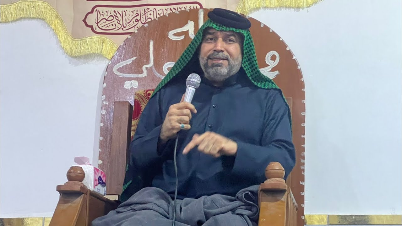 نعي يكسر القلب السيد حيدر الجزائري.                