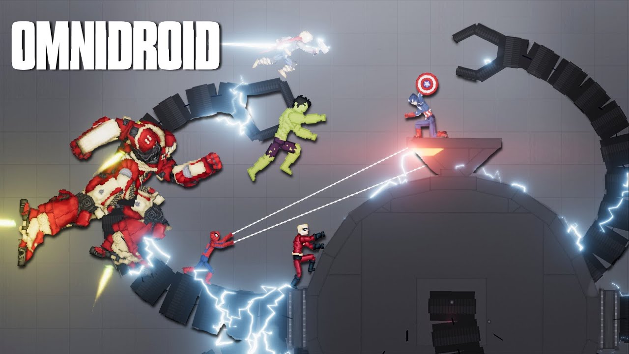 Omnidroids V.9 [The Incredibles] vs The Avengers 2025