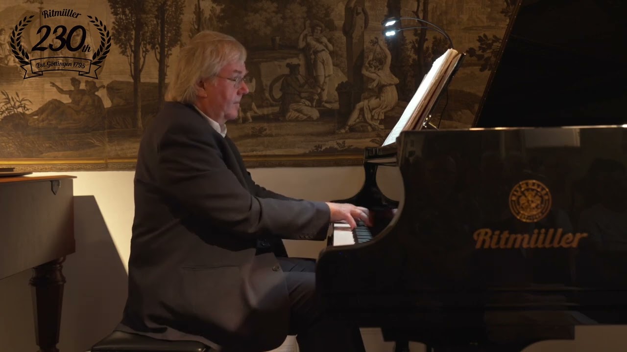 Gerrit Zitterbart performs Brahms' classical masterpiece on a modern Ritmüller grand piano