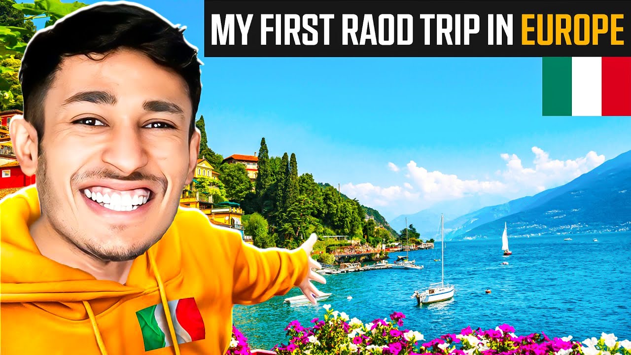My First Raod trip in Europe | Trieste To Como | Fm Zeeshan