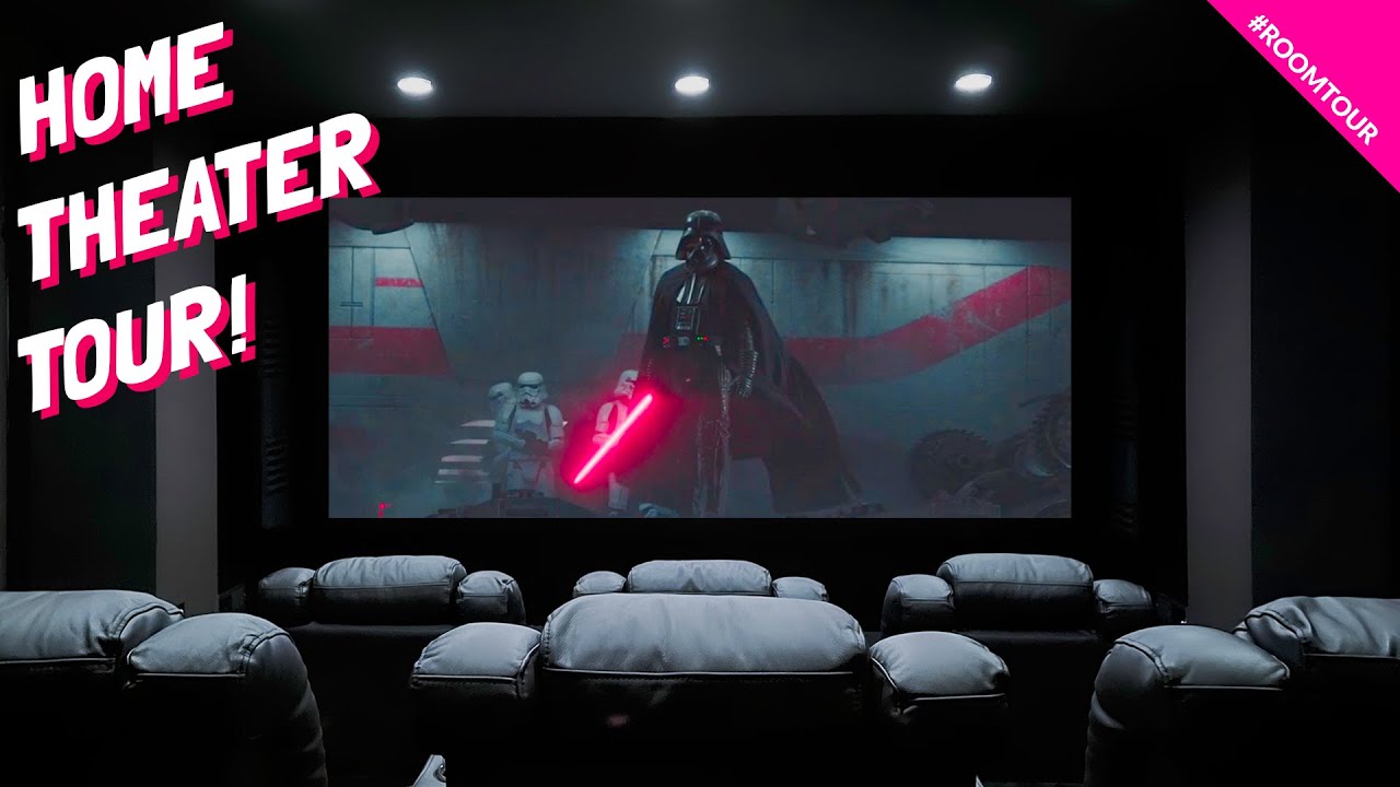 Mike's Home Theater Tour 2021 // DUAL RYTHMIK FV15HP SUBS // B&W 4K DOLBY ATMOS 7.2.4  MASSIVE BASS!