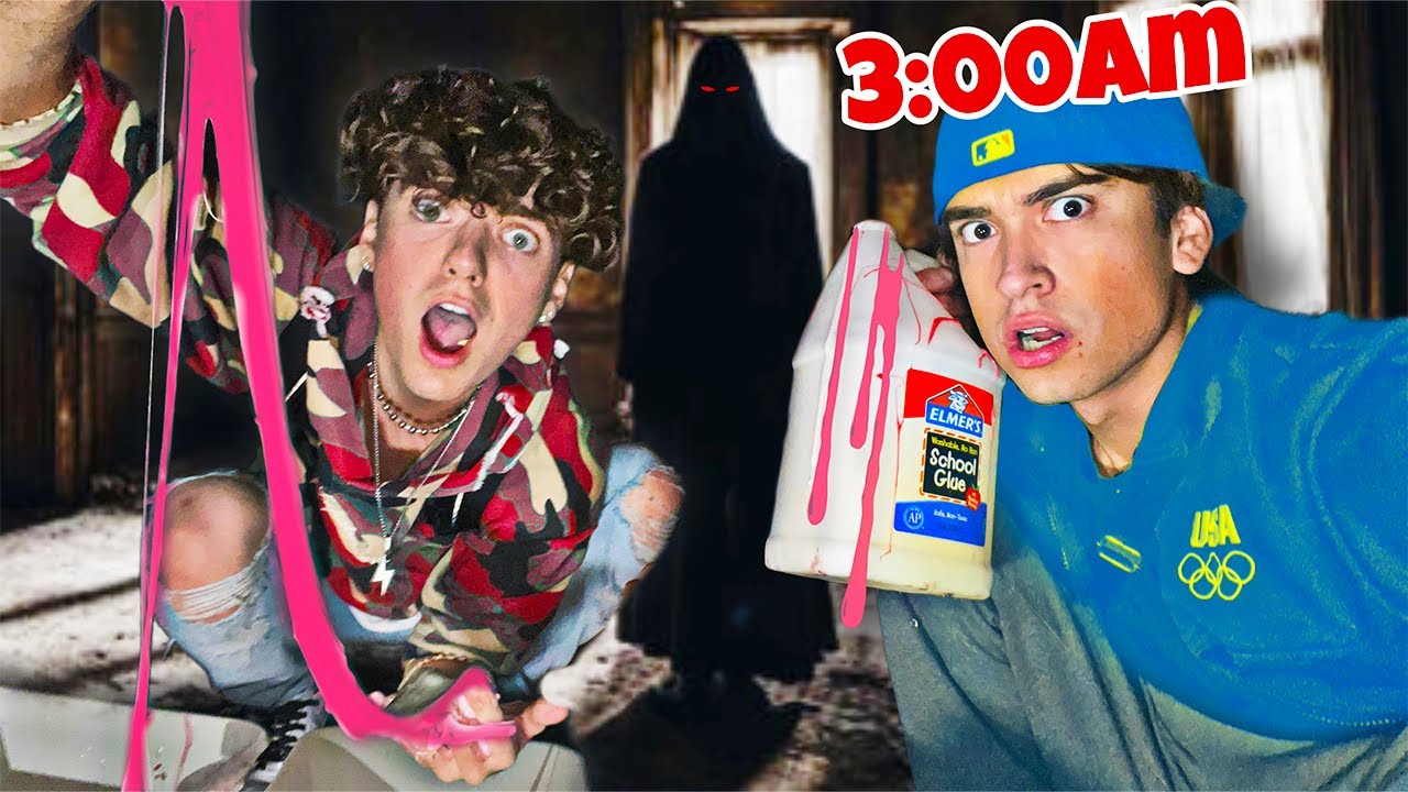 SNEAKING Into Abandoned House AT 3AM To Make SLIME