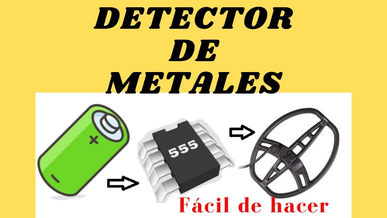DETECTOR de METALES CASERO ⚡ Fácil de Hacer