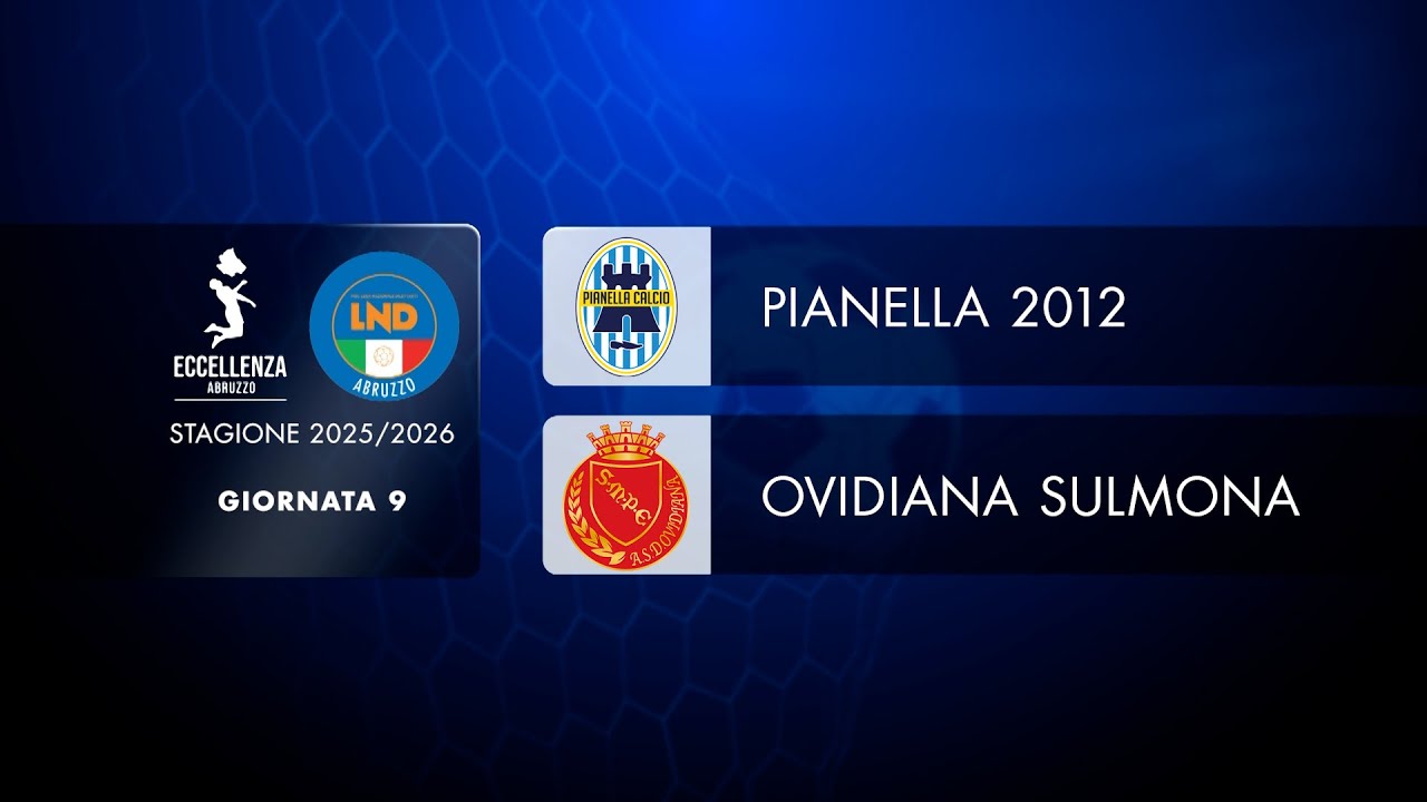 Eccellenza Abruzzo | 9° giornata: Pianella - Ovidiana Sulmona (2-1)