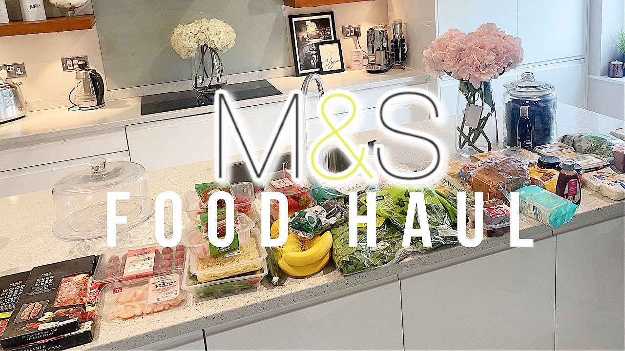 I DID MY WEEKLY FOOD SHOP AT M&S... IS IT WORTH THE EXTRA £££? | Luxury Marks & Spencers Food haul!