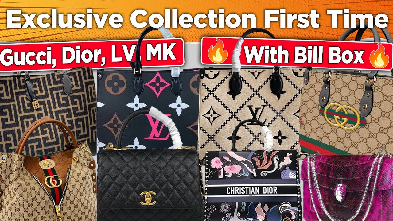 Luxury & Celebrity Bags || Branded Bags with Bill 😍 1300/- Starting || Dior,Gucci,MK,LV,Coach