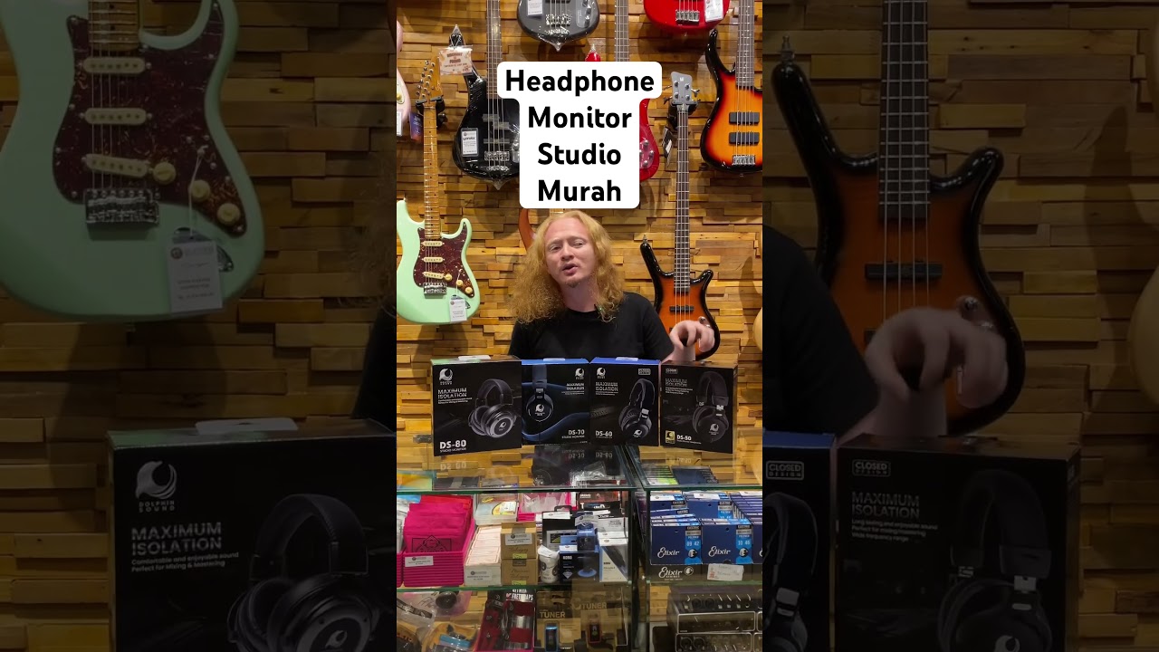 Headphone monitor studio murah, dolphin sound ds50, ds60, ds70, ds80