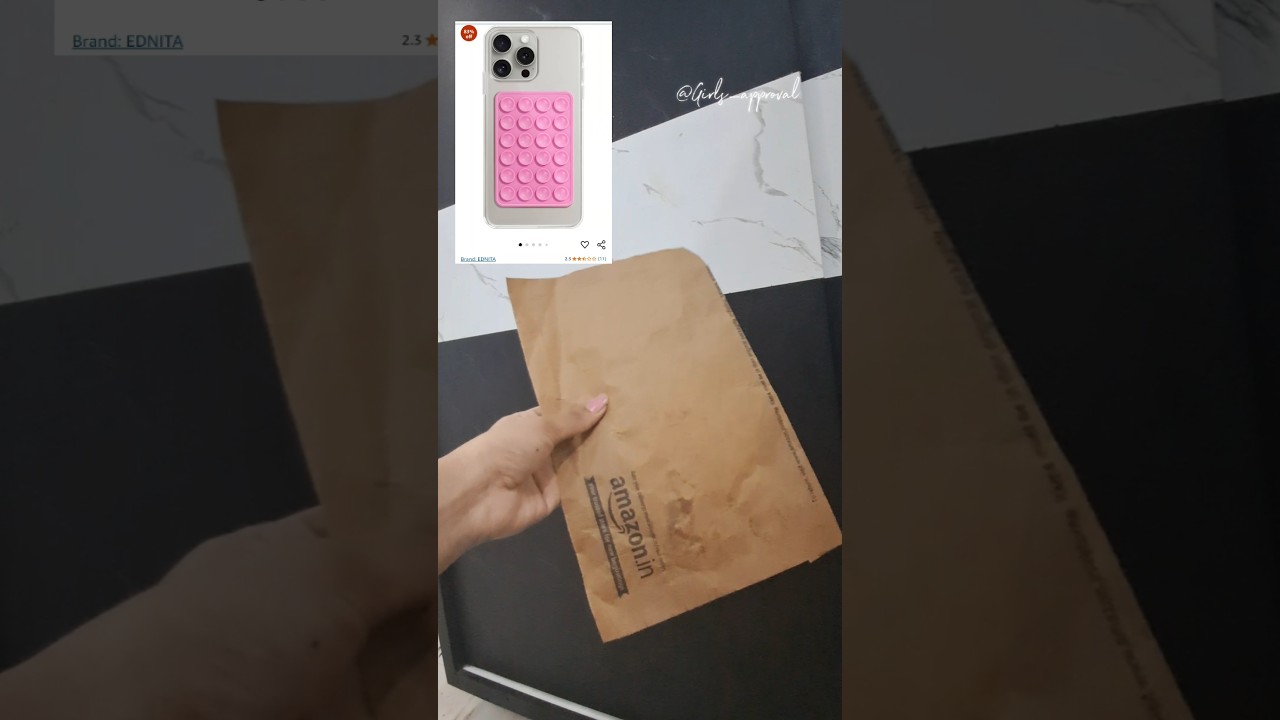 Amazon find 💯 Phone suction sticker #amazon #amazonfinds #suction #trending