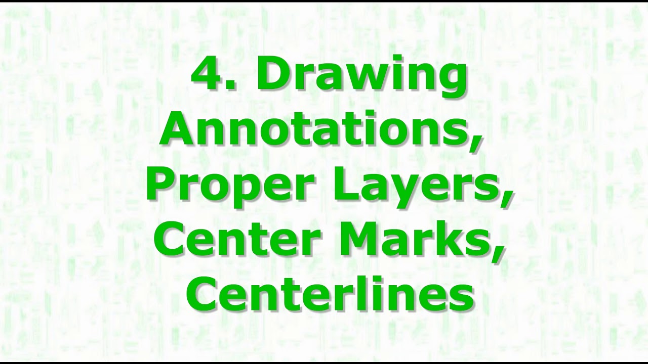 44, Online SolidWorks - Drawings Part 4: Annotations: Dimensions, Center Marks, Centerlines…