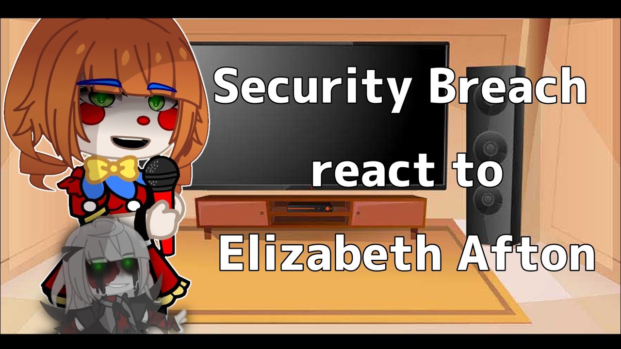 [FNaF] Security Breach react to Elizabeth Afton ¦ Sister Location ¦ ENG|RUS|OLD