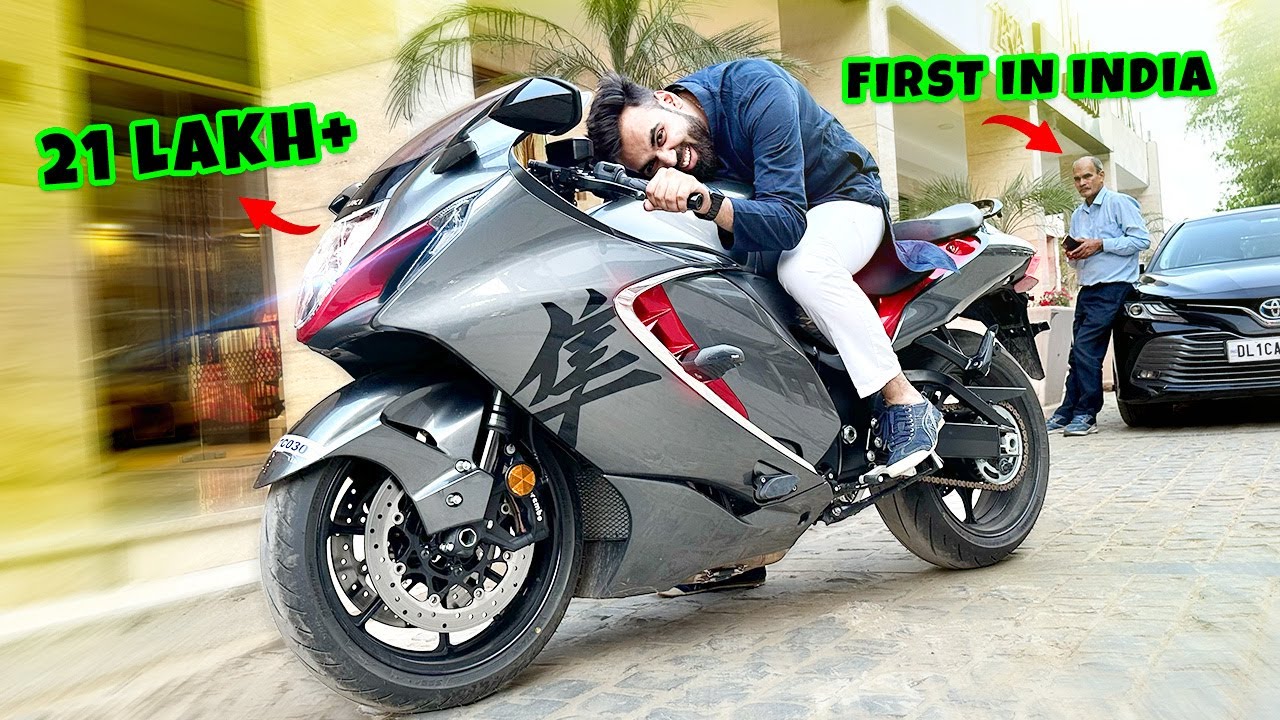 22 LAKH ki HAYABUSA INDIA FIRST GREY COLOUR ON YOUTUBE