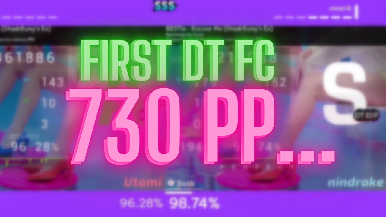 I GOT 730PP IN A TOURNAMENT MATCH...