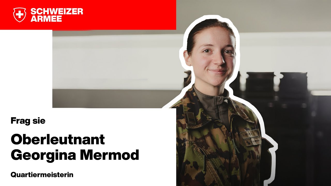 Frag Sie | Oberleutnant Georgina Mermod im Gespräch: Eure Fragen, ihre Antworten