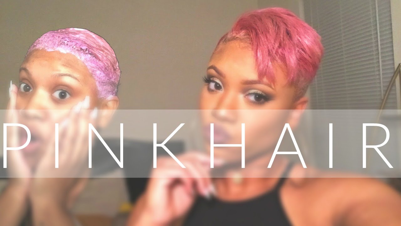 Coloring My Pixie Cut PINK using Adore!