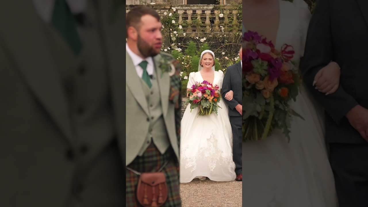 Emotional Groom Reaction Seeing Bride Springkell House #wedding #emotional