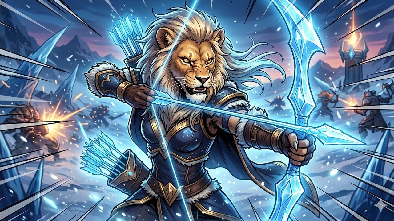 Wild rift Ashe gameplay - LEONPECOSO 