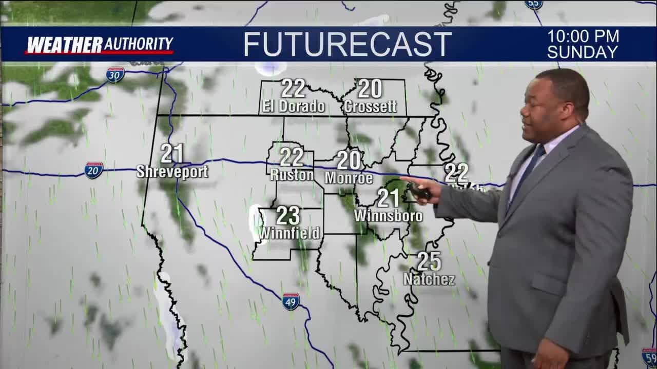 KNOE Sunday Afternoon Forecast with Chief Meteorologist Marcus Walter