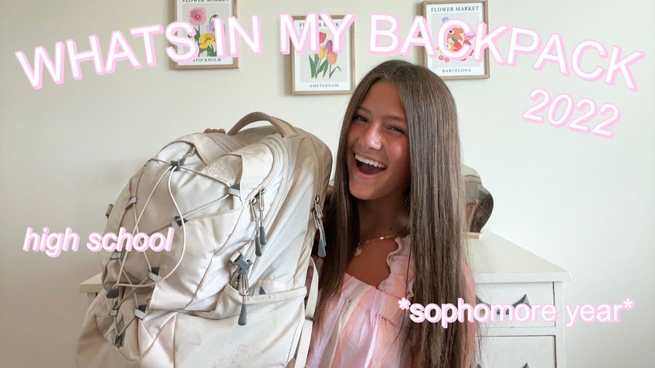 WHAT'S IN MY BACKPACK 2022! *sophomore year*