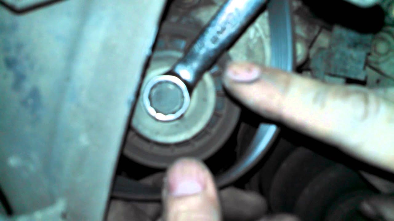 Serpentine belt replacement 2003 Mazda 6 2.3L Install remove replace how to change