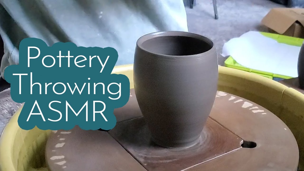 Pottery Throwing ASMR (no voice or music)