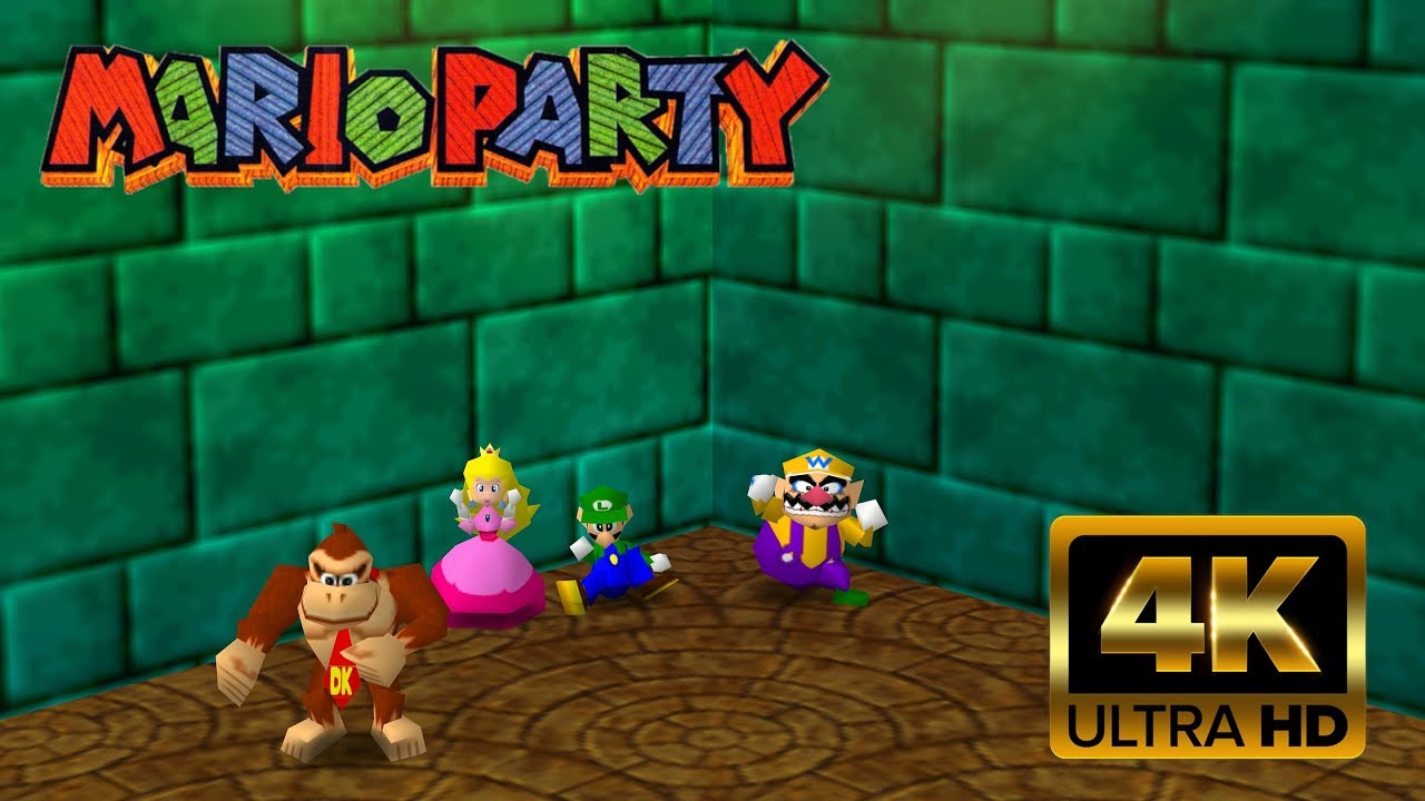 Mario Party - All 4-Player Minigames [4K]