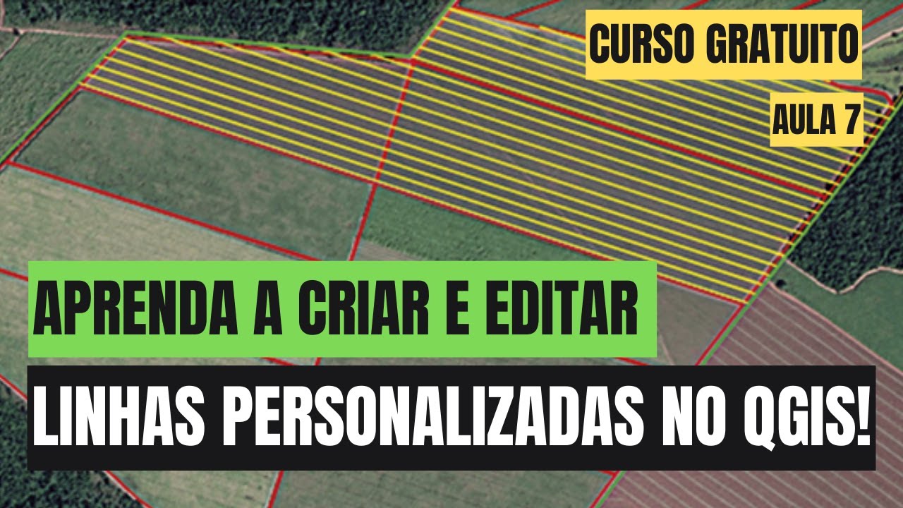 Aula 7 - Linhas no QGIS: Guia Completo!