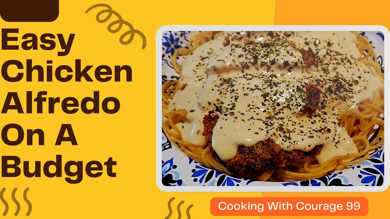 EASY CHICKEN ALFREDO ON A BUDGET #easydinner #cheapdinner #chicken