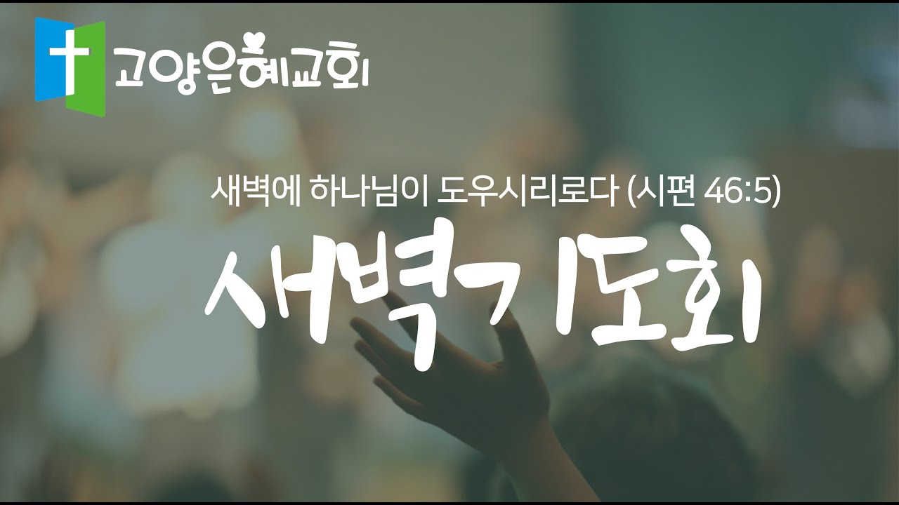 [고양은혜교회]새벽예배 |26.2.25.수|요한일서4장|이인욱목사