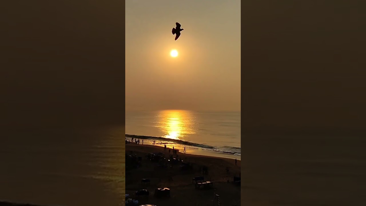 Sunrise at Puri . #puri #sunrise #beach #waves #instagram #instareels #travel #souravpatraofficial