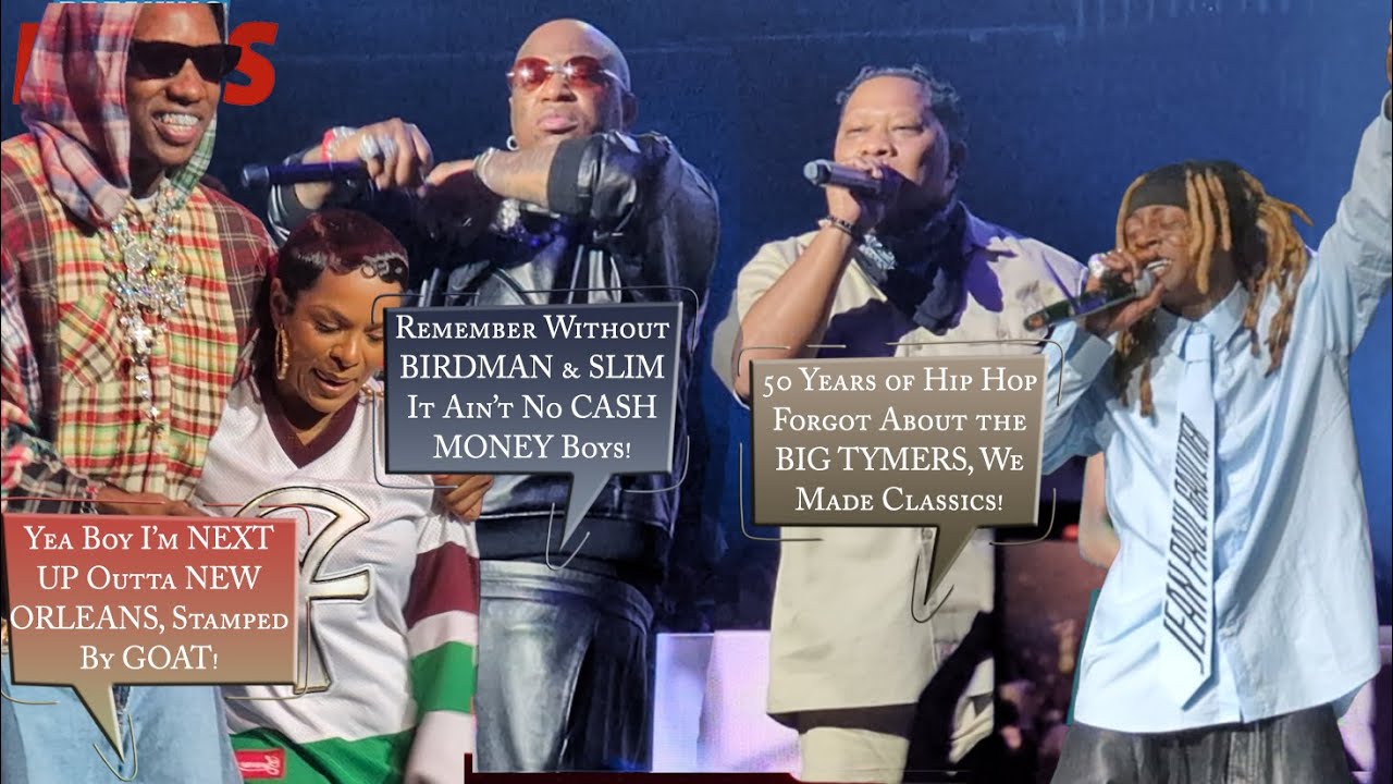 BIRDMAN, MANNIE FRESH, LIL WAYNE Bring BIG TYMERS REUNION To NOLA w/ ROB49 for Weezyana Fest 2024