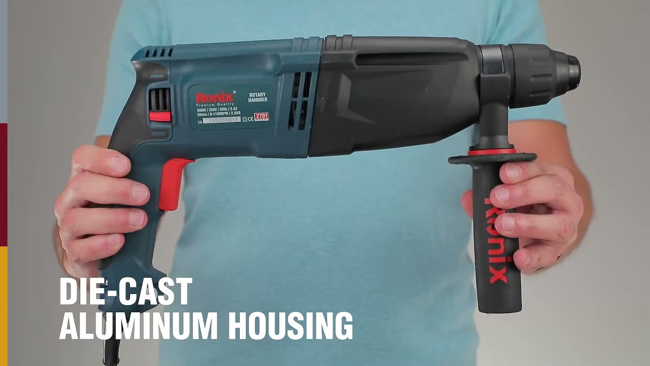 🇵🇭 Ronix Philippines Unboxing Rotary Hammer Drill with 26mm SDS Plus Bit Holder 2701