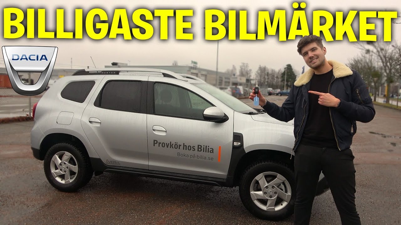 PROVK&Ouml;R SVERIGES BILLIGASTE BILM&Auml;RKE *DACIA*