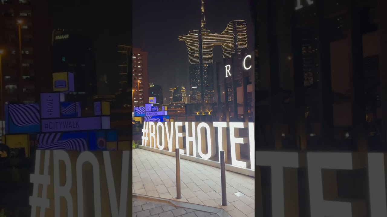 Rove Hotel Dubai | city walk