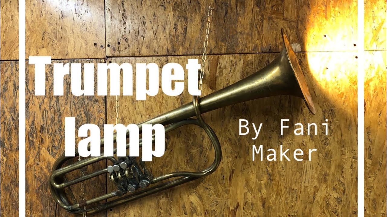 DIY trumpet lamp - come trasformare una tromba in lampada