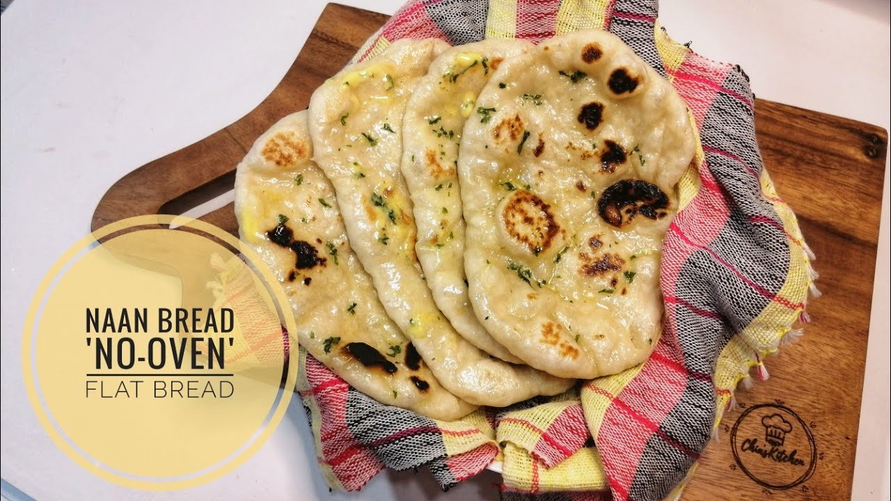 Naan Bread | No-Oven No-Knead Flat Bread | Chia's Kitchen #25