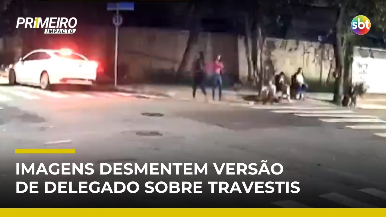 Delegado mentiu ao dizer que foi assaltado por travestis, apontam novas imagens | #PrimeiroImpacto