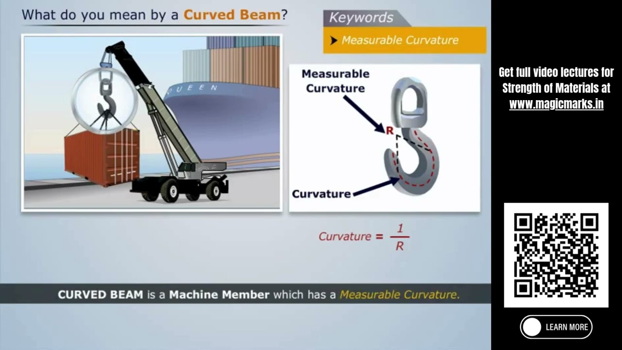 Curved Beams Simplified for B.Tech | Strength of Materials Lecture
