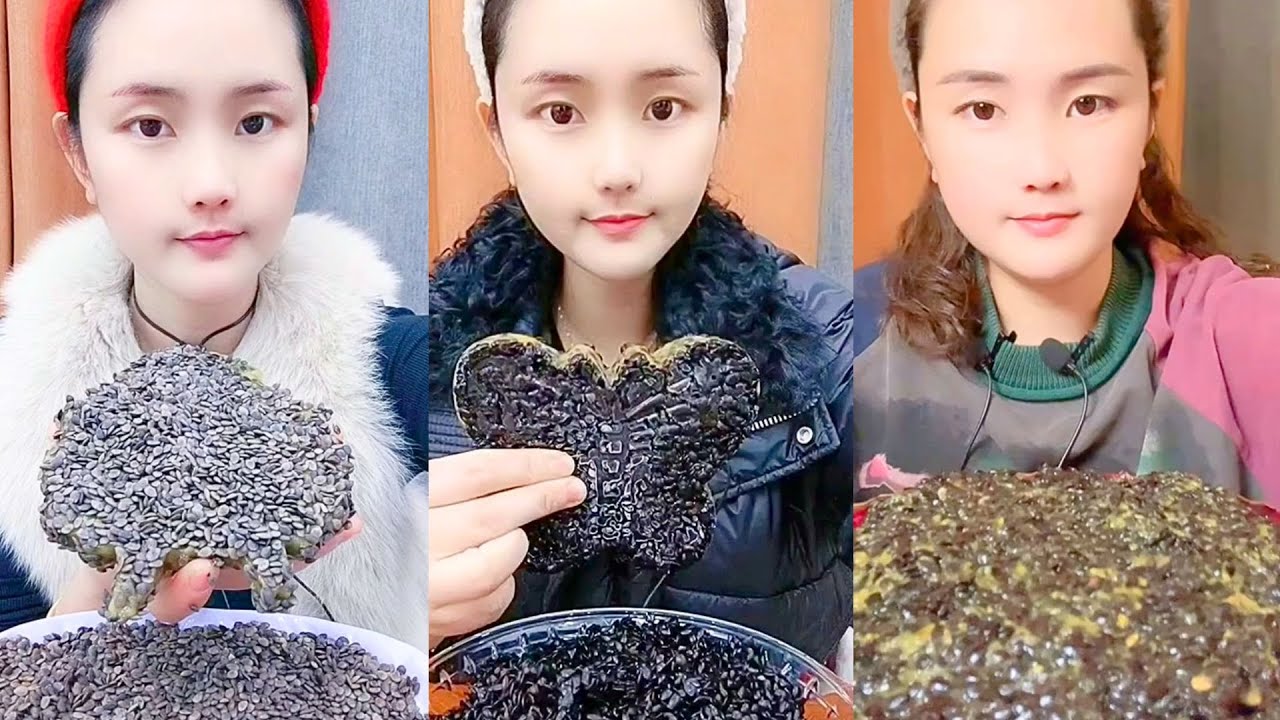 Chinese Passion Fruit Grain Mix ASMR Eating Show #41