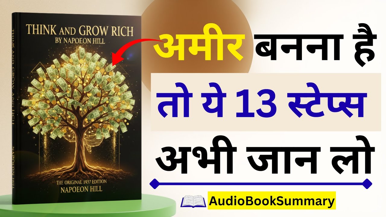 Think and Grow Rich by Napoleon Hill | Full Book Summary in Hindi | AudioBookInHindi