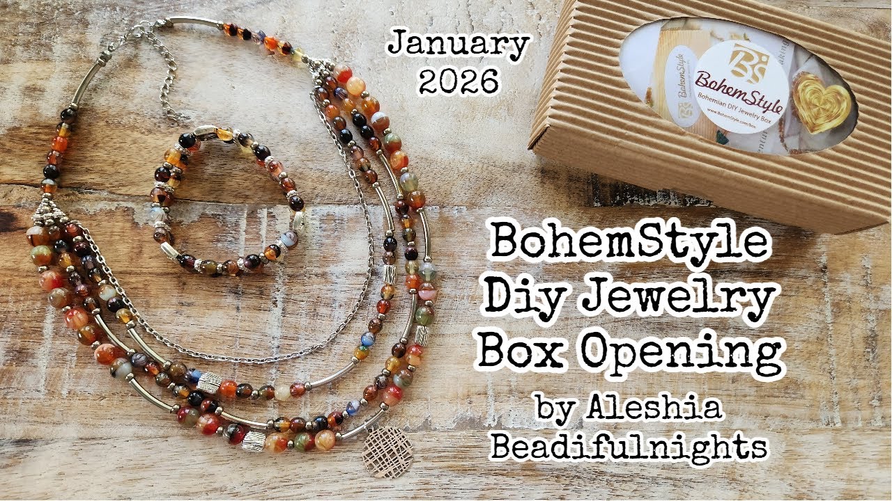 Набор для самостоятельного изготовления украшений BohemStyle Diy Jewelry Box откроется в январе 2...