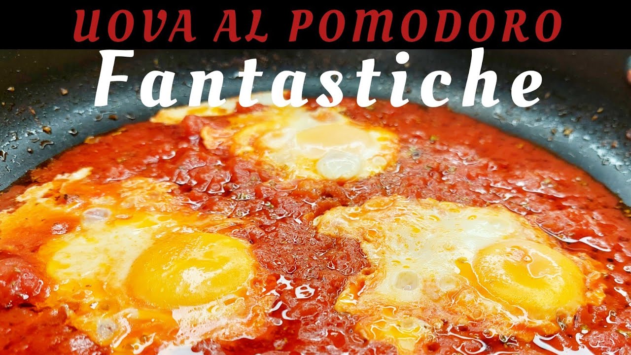 Hai poco Tempo?Le Uova al Pomodoro sono un Salvacena Perfetto 😋👌