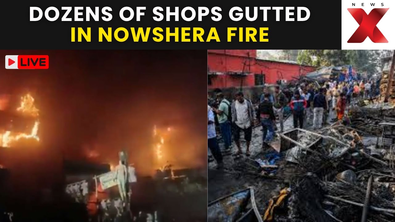 Pakistan Market Fire LIVE: Massive Blaze Engulfs Nowshera Gul Market Shops | NewsX