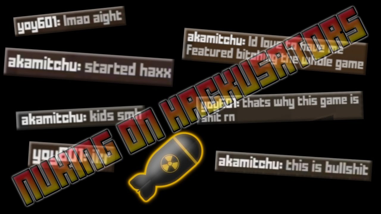 NUKING on some more Hackusators! | Krunker