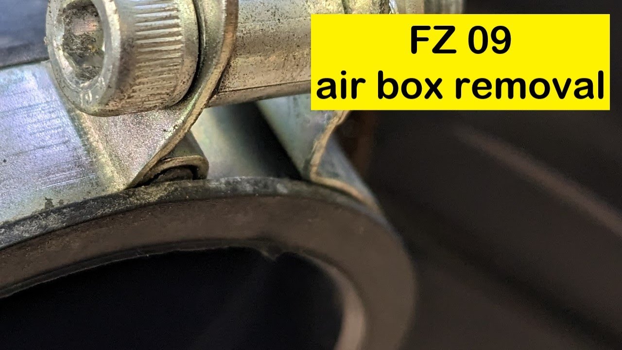 air box removal Yamaha FZ-09/MT-09 2014 2015 2016
